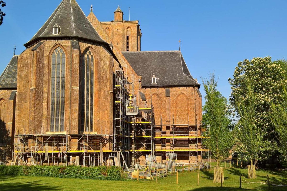 Gevelrestauratie Grote Kerk in Elburg