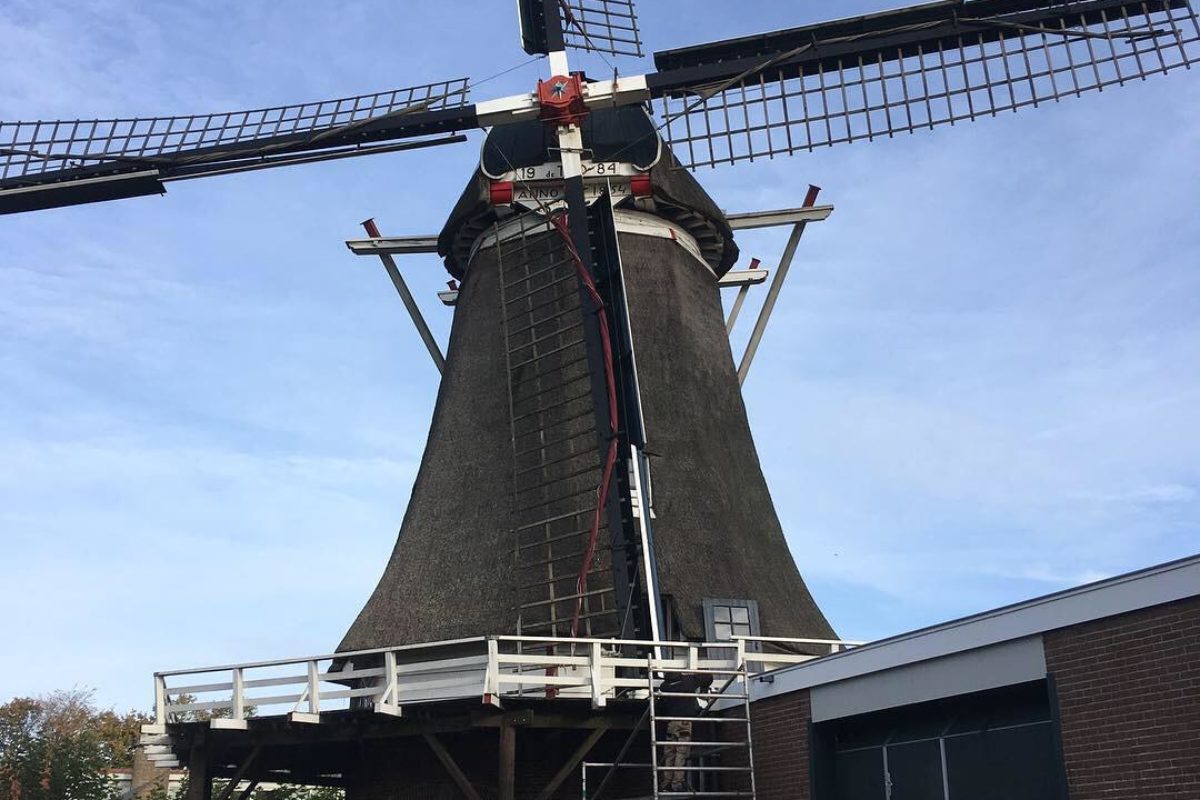 Gevelrestauratie Bakkersmolen in Oostendorp