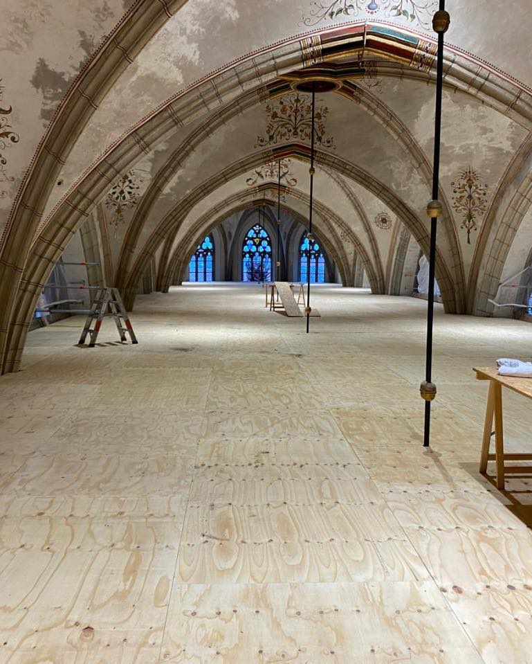 Gewelven grote Kerk in Zwolle scheuren herstellen