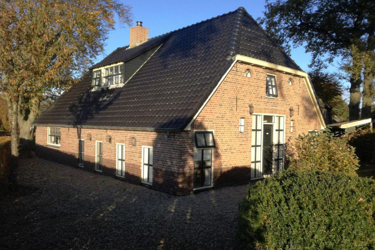 Gevelrestauratie Woonboerderij in Doornspijk