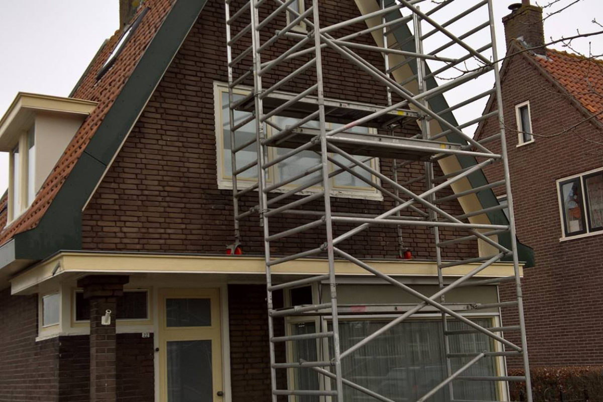 Gevelrestauratie woning in Westenholte