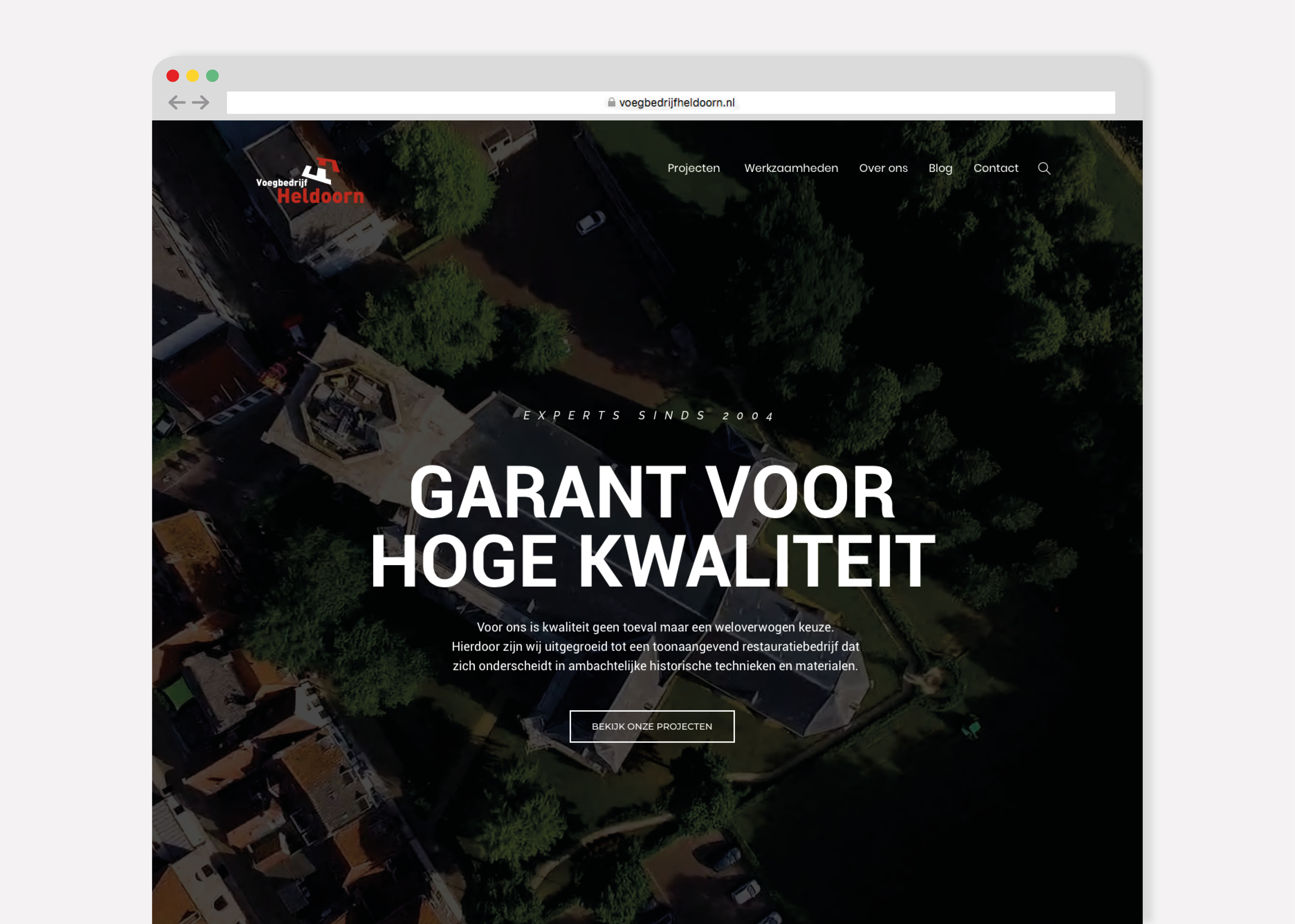 Nieuwe website voor Voegbedrijf Heldoorn in IJsselmuiden. Gemaakt door burowit in kampen.